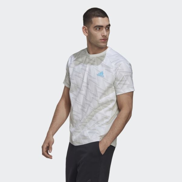 Conçu Pour Gameday Voyage T-shirt Blanc Adidas