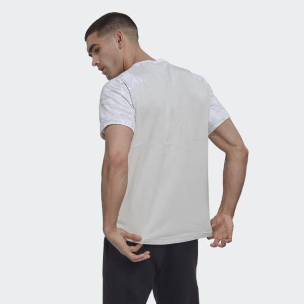 Conçu Pour Gameday Voyage T-shirt Blanc Adidas