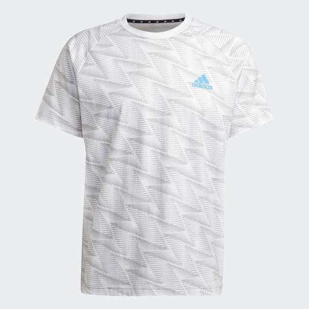 Conçu Pour Gameday Voyage T-shirt Blanc Adidas