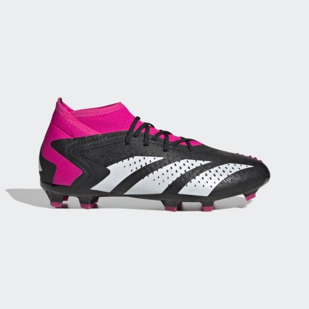 Adidas Predator Precision.1 Chaussures De Sol Ferme Rose Mode