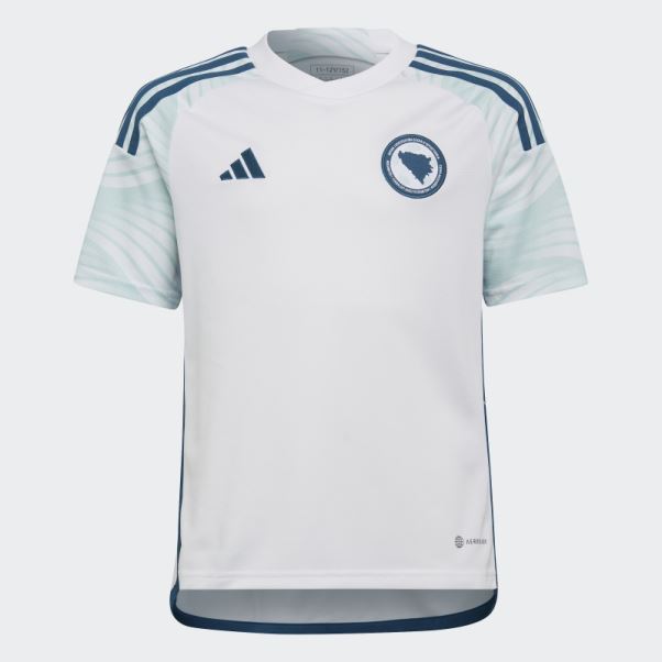 Maillot Bosnie 22 Exterieur Blanc Adidas