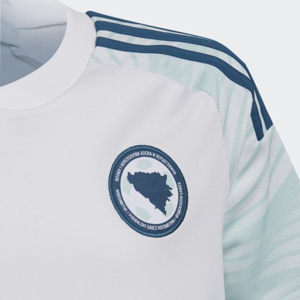 Maillot Bosnie 22 Exterieur Blanc Adidas