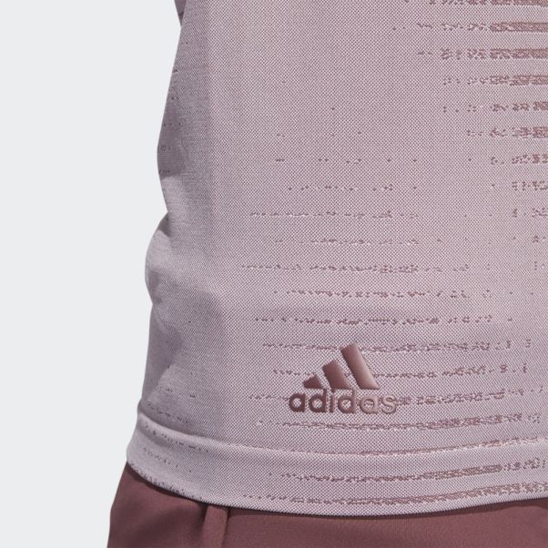 Polo Sans Manches Primeknit Adidas Bordeaux