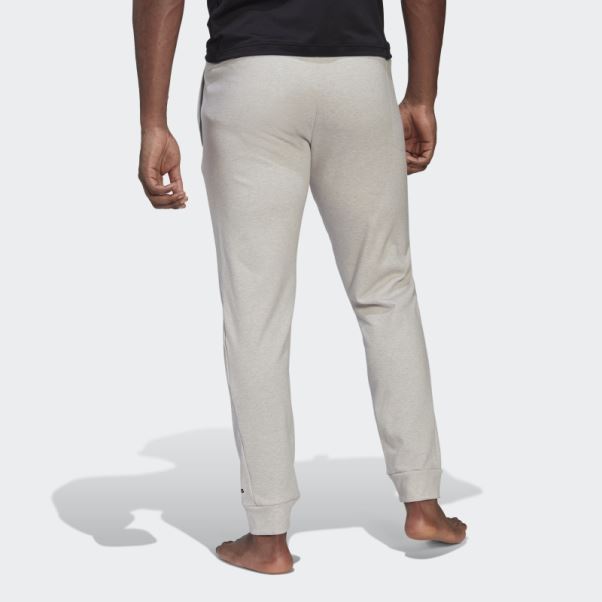 Aeroready Warm Yoga Fleece Training 7/8 Pantalon Adidas Gris