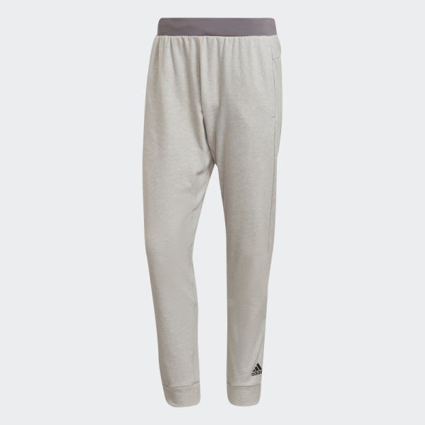 Aeroready Warm Yoga Fleece Training 7/8 Pantalon Adidas Gris