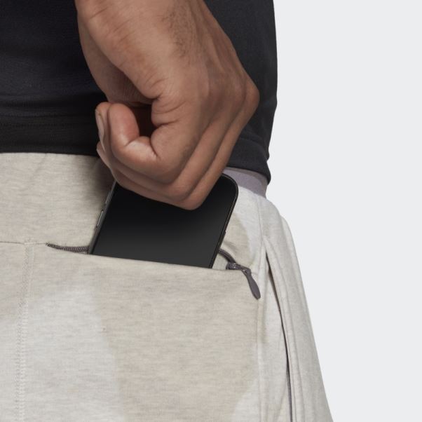 Aeroready Warm Yoga Fleece Training 7/8 Pantalon Adidas Gris