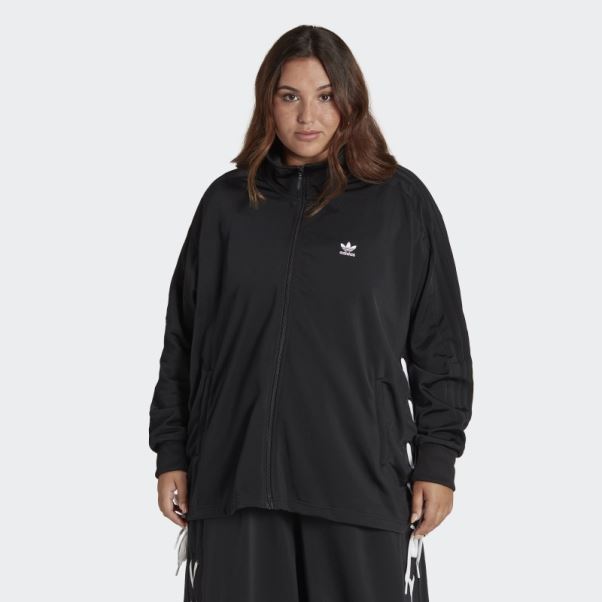 Veste De Survêtement Noire à Lacets Always Original (taille Plus) Adidas