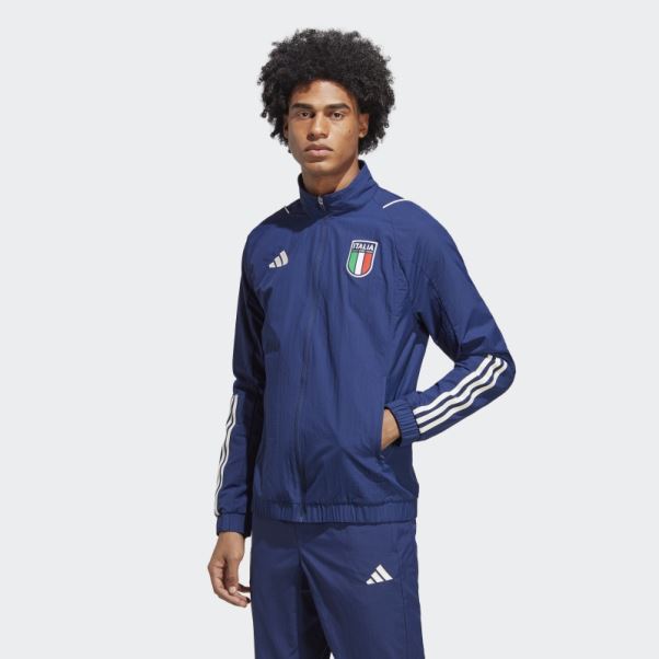 Hot Italy Tiro 23 Presentation Track Top Bleu Foncé Adidas