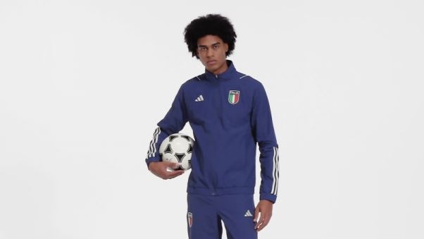Hot Italy Tiro 23 Presentation Track Top Bleu Foncé Adidas