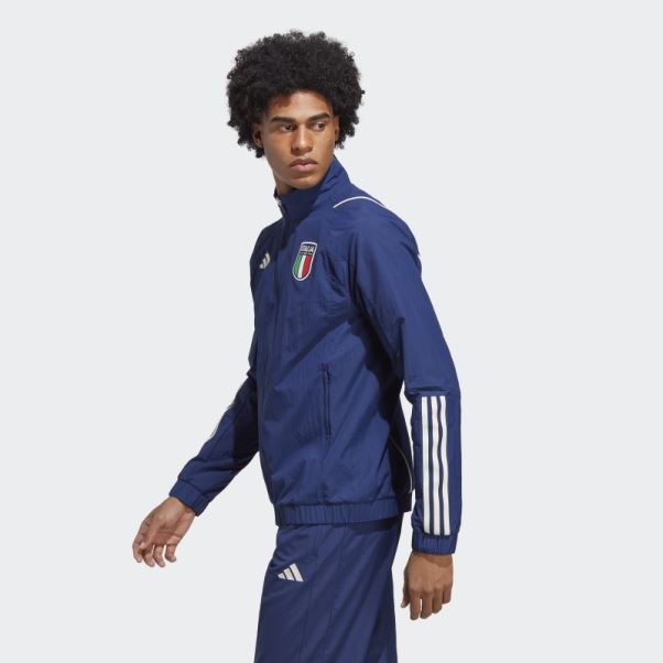 Hot Italy Tiro 23 Presentation Track Top Bleu Foncé Adidas