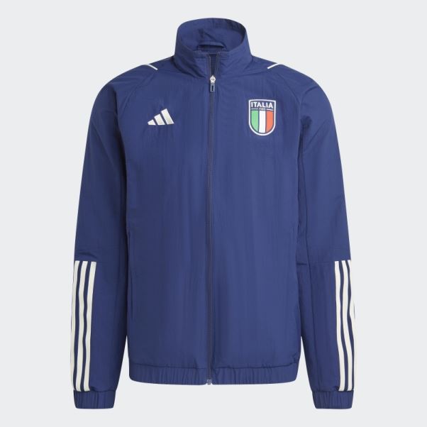Hot Italy Tiro 23 Presentation Track Top Bleu Foncé Adidas