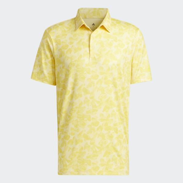Polo Adidas Jaune à Imprimé Prisma