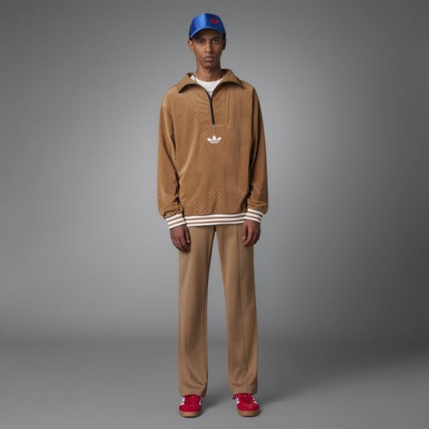 Top Adidas Desert Adicolor Heritage Now Entonnoir En Velours Marron
