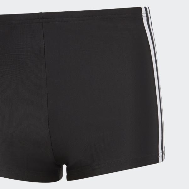 Boxer De Bain Classique à 3 Bandes Noir Adidas