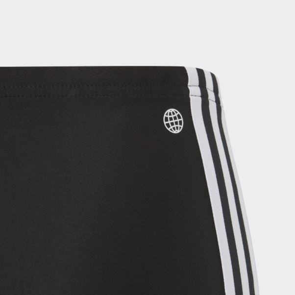 Boxer De Bain Classique à 3 Bandes Noir Adidas