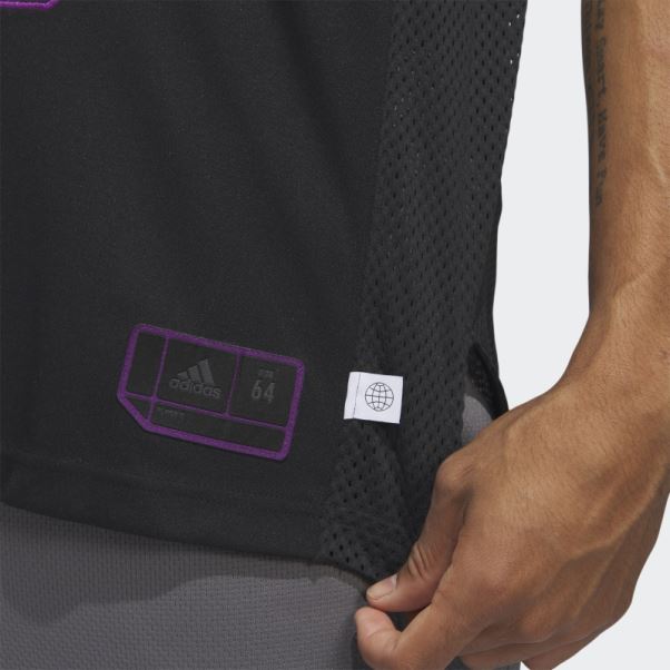 Maillot Panthère Noire Adidas Marvel Noir