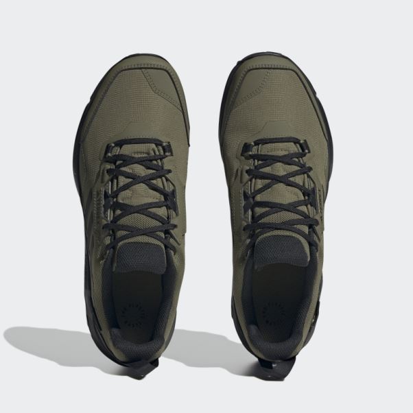 Chaussures De Randonnée Adidas Terrex Ax4 Gore-tex Olive