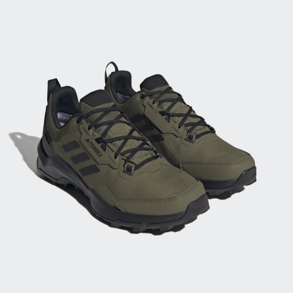 Chaussures De Randonnée Adidas Terrex Ax4 Gore-tex Olive