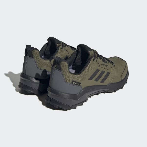 Chaussures De Randonnée Adidas Terrex Ax4 Gore-tex Olive
