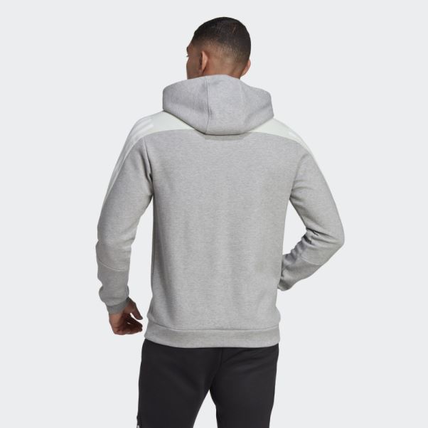 Future Icons Sweat à Capuche 3 Bandes Adidas Gris Moyen