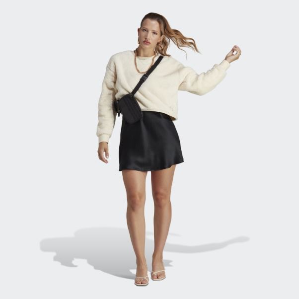 Pull Adidas Essentials+ Pelucheux Blanc