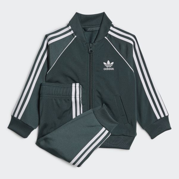 Survetement Adicolor Sst Adidas Mineral Green