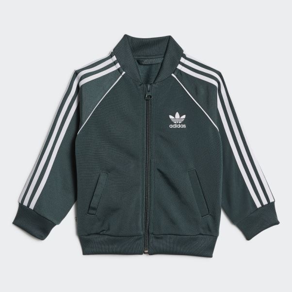 Survetement Adicolor Sst Adidas Mineral Green