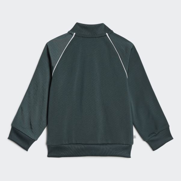 Survetement Adicolor Sst Adidas Mineral Green