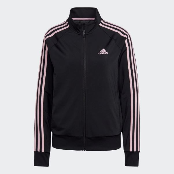 Veste De Survêtement Adidas Primegreen Essentials Warm-up Slim à 3 Bandes Noir