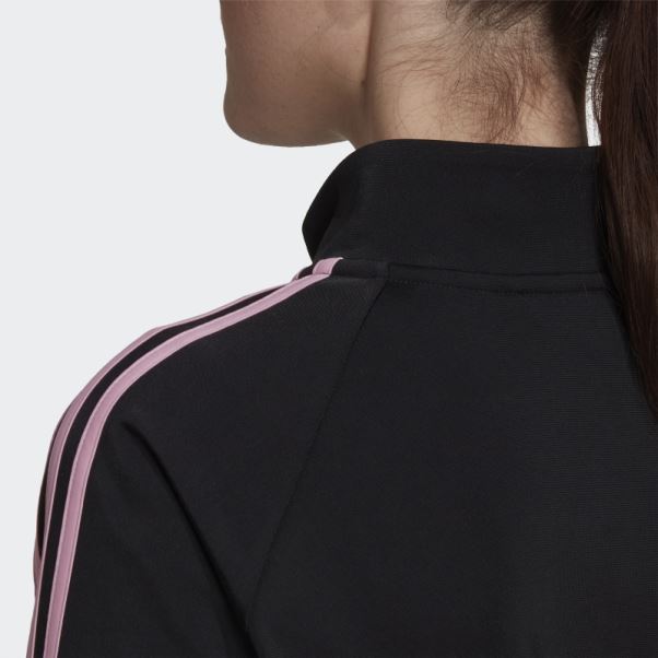 Veste De Survêtement Adidas Primegreen Essentials Warm-up Slim à 3 Bandes Noir