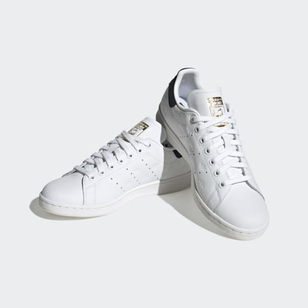 Chaussures Adidas Stan Smith Or Chaud Métallisé