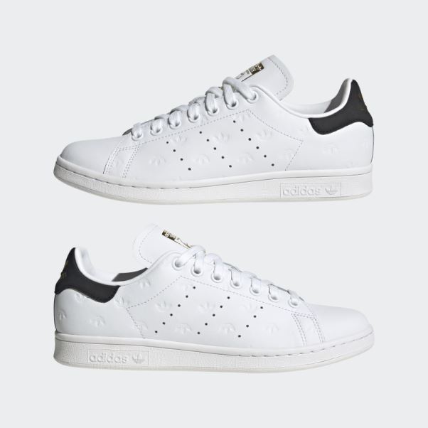 Chaussures Adidas Stan Smith Or Chaud Métallisé