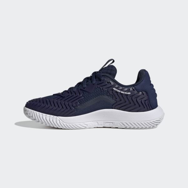 Chaussure De Tennis Solematch Control Adidas Bleu Marine