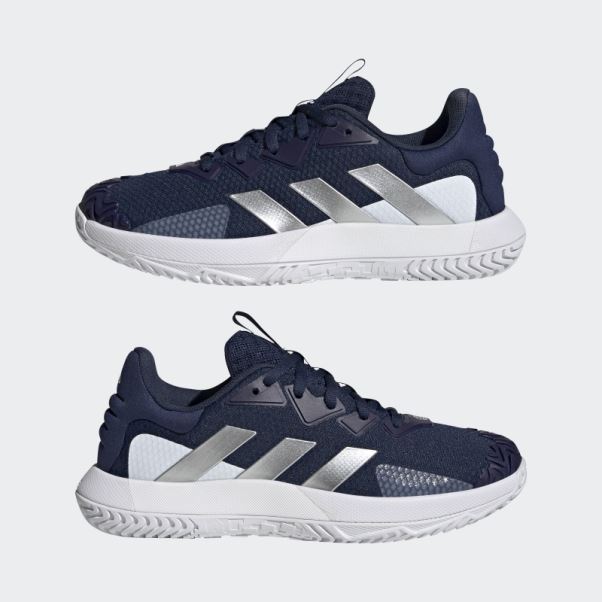 Chaussure De Tennis Solematch Control Adidas Bleu Marine