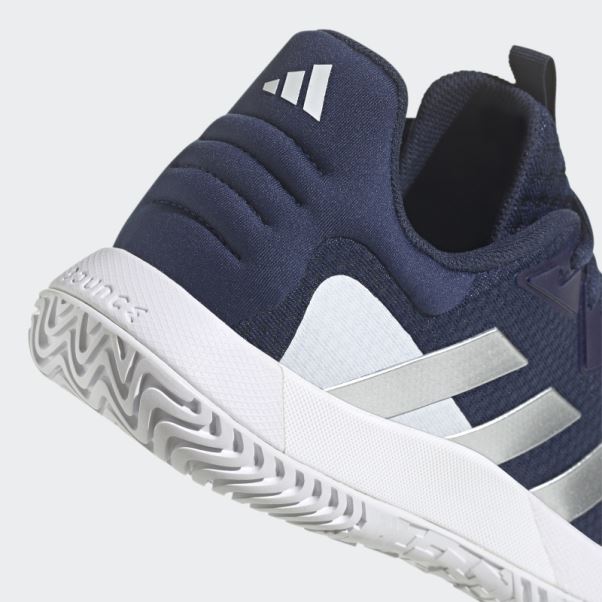 Chaussure De Tennis Solematch Control Adidas Bleu Marine