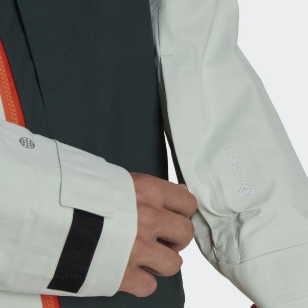 Veste De Snow Adidas Terrex Myshelter 3 Couches Gore Tex Vert