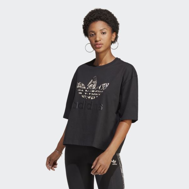 T-shirt Graphique Adidas Noir