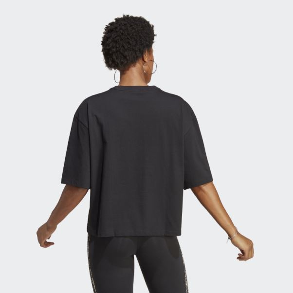 Tee Shirt Graphique Adidas Noir