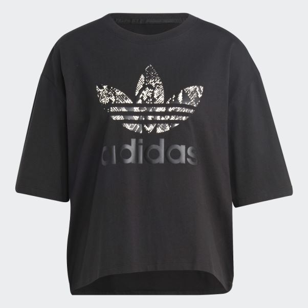 Tee Shirt Graphique Adidas Noir
