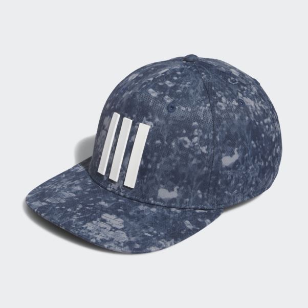 Casquette Bleu Marine Imprimée Adidas 3-stripes