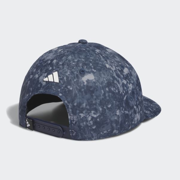 Casquette Bleu Marine Imprimée Adidas 3-stripes