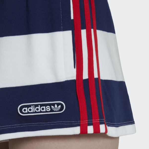 Short Rayé Taille Mi-haute Night Sky Adidas