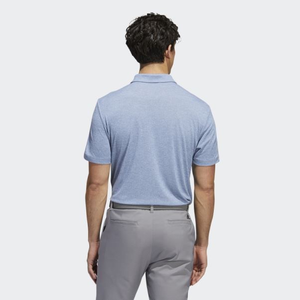 Polo Adidas Bleu Marine Chiné Heat.rdy