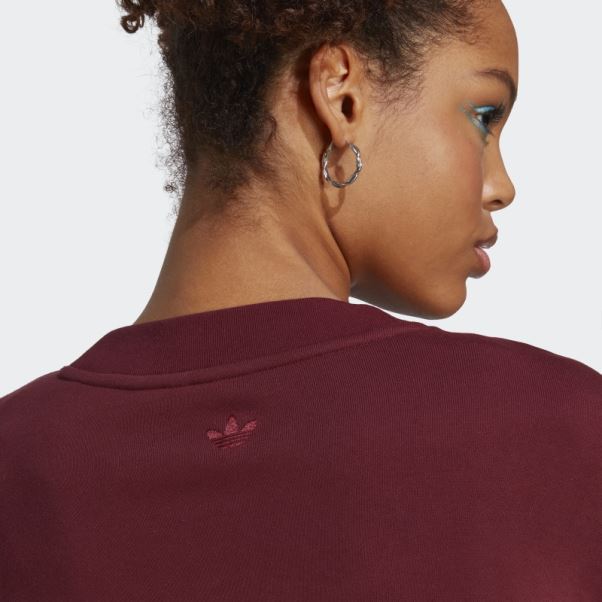 Adidas Cardigan Collégial Rouge Fashion