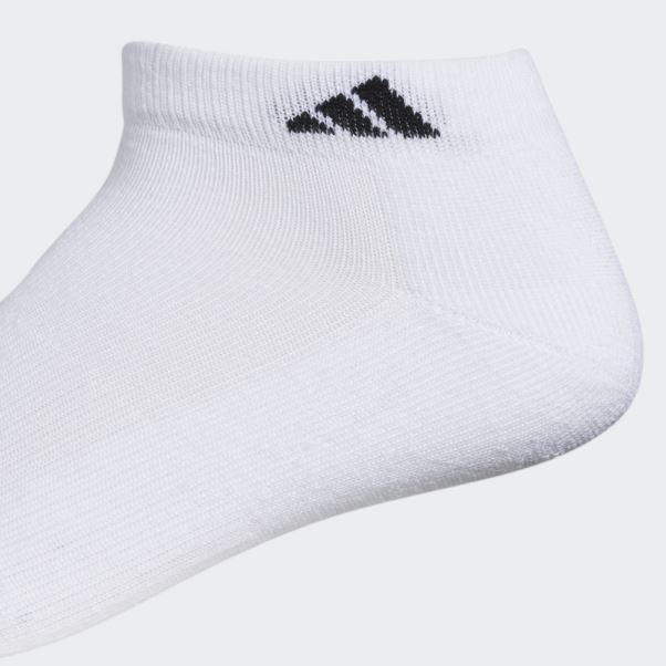 Chaussettes Athlétiques Amorties Basses 6 Paires Adidas Blanc
