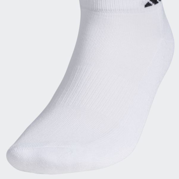 Chaussettes Athlétiques Amorties Basses 6 Paires Adidas Blanc