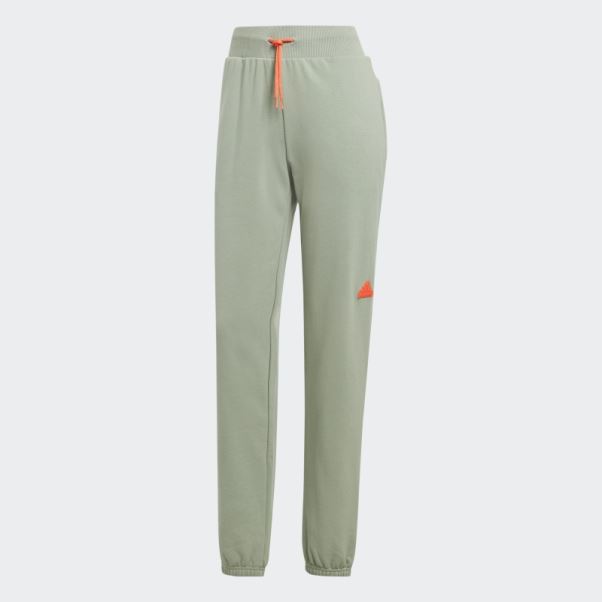 Pantalon Adidas City Escape Regular-fit Argent Vert
