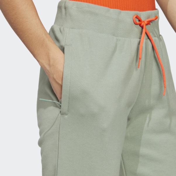 Pantalon Adidas City Escape Regular-fit Argent Vert