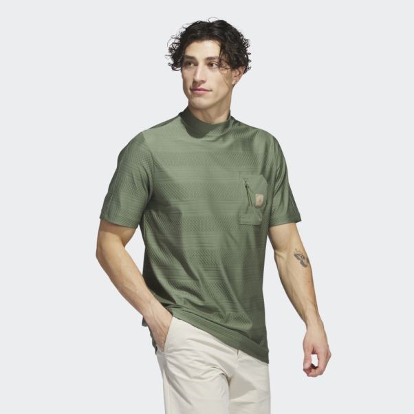 Polo Adicross Pocket Golf Vert Naturel S10 Adidas