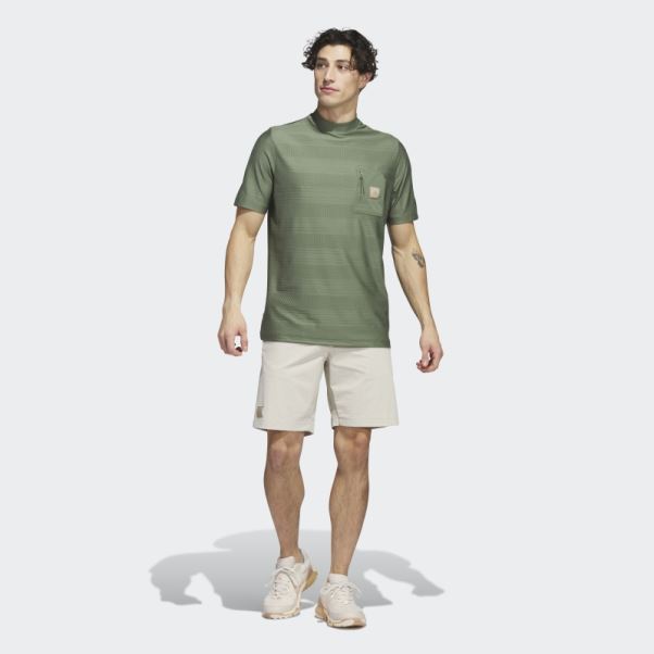 Polo Adicross Pocket Golf Vert Naturel S10 Adidas